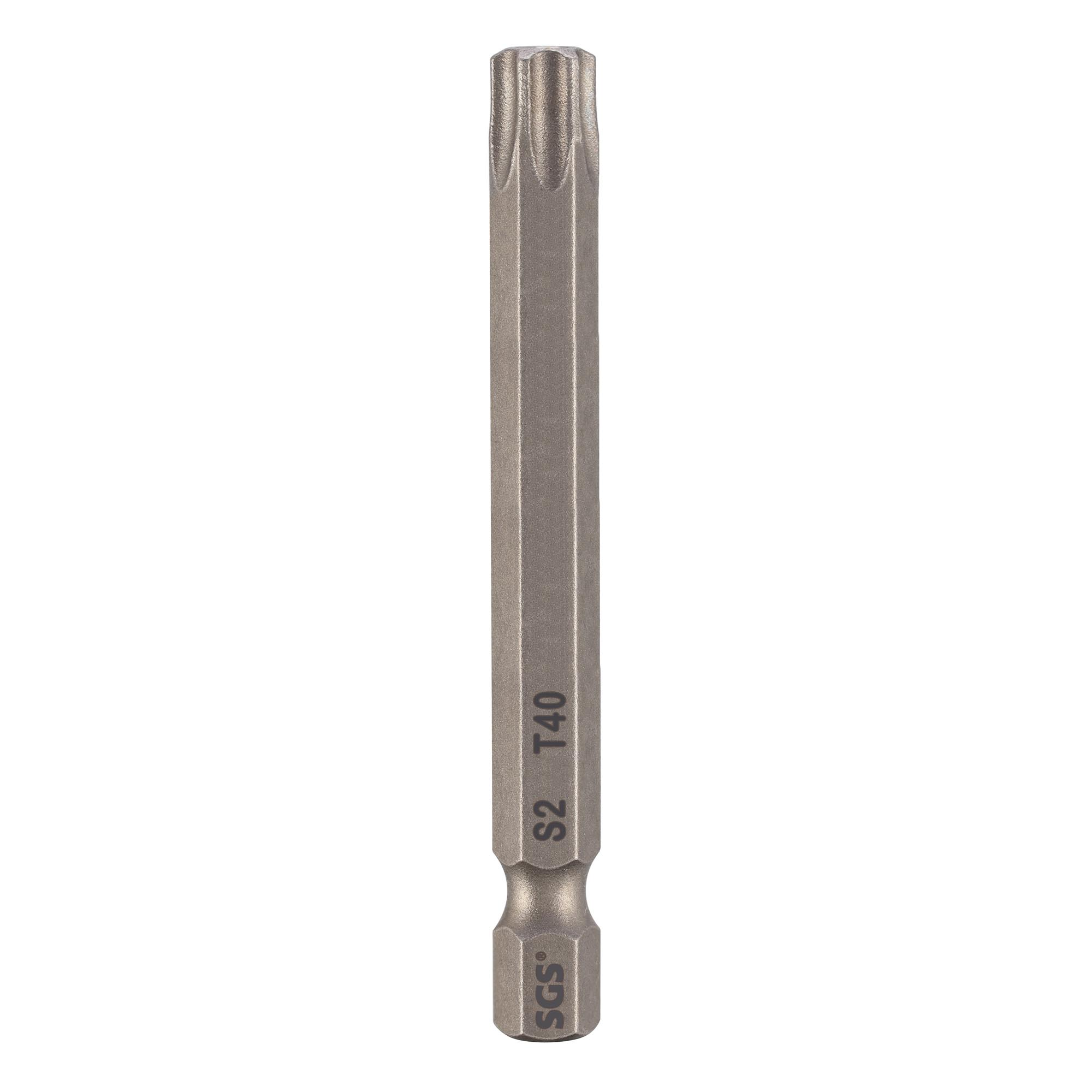 Бита SGS TORX T40х50мм S2 1шт 6350-T40