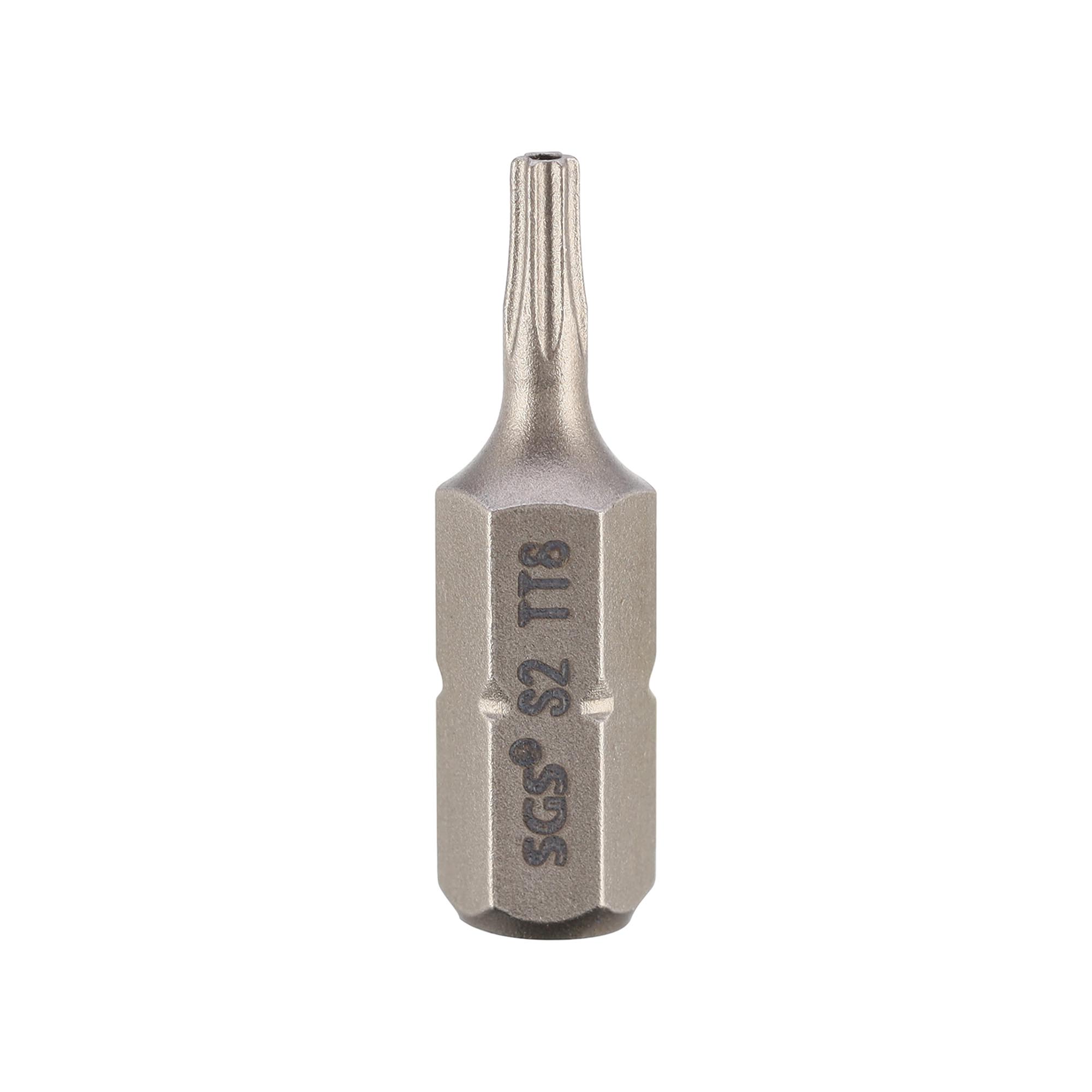 Бита SGS TORX TR с отверстием T40Hх25мм S2 1шт 6325-TT40