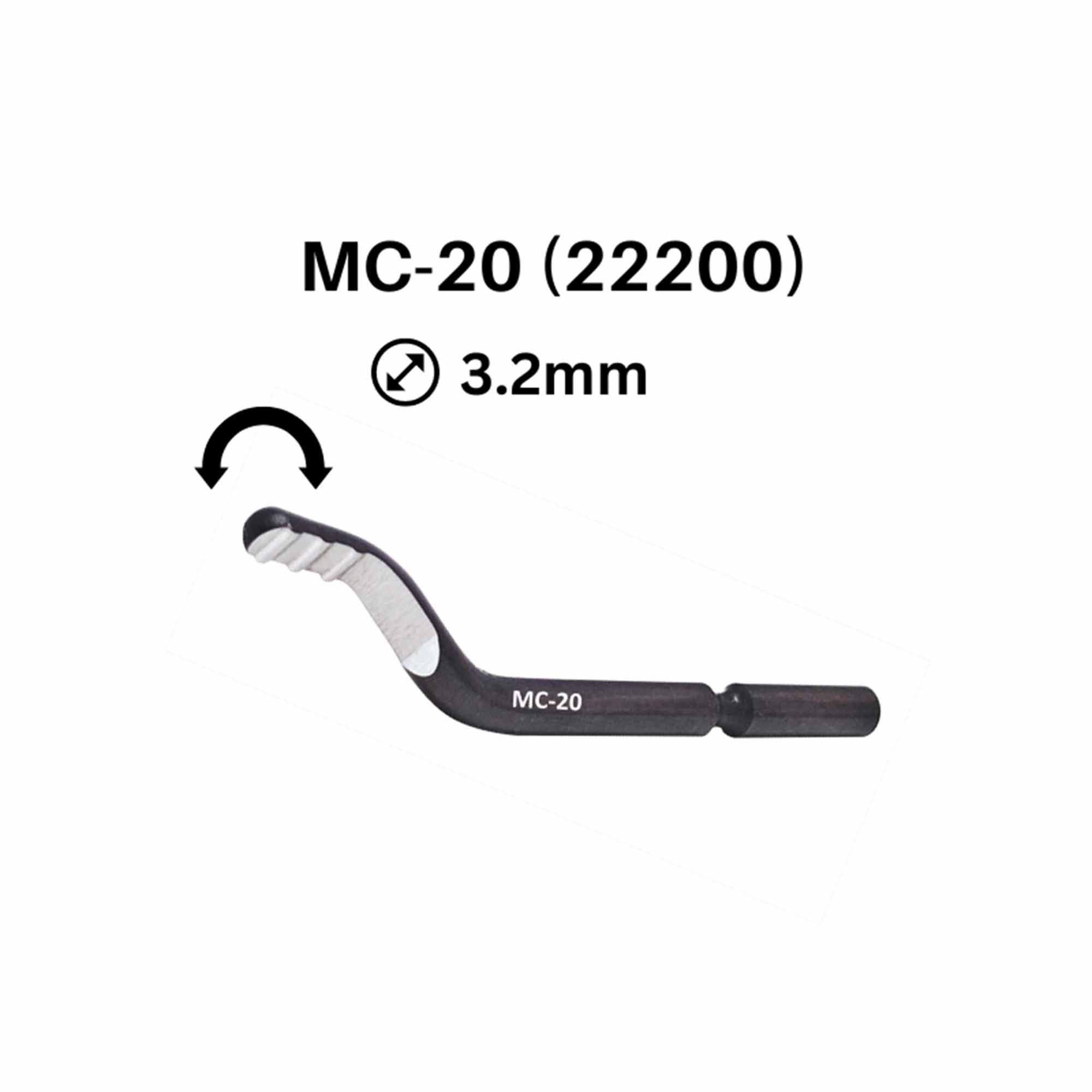 Лезвие для фаскоснимателя d.3,2мм MС-20 HSS Multi-Cutting CP GRATEX 22200