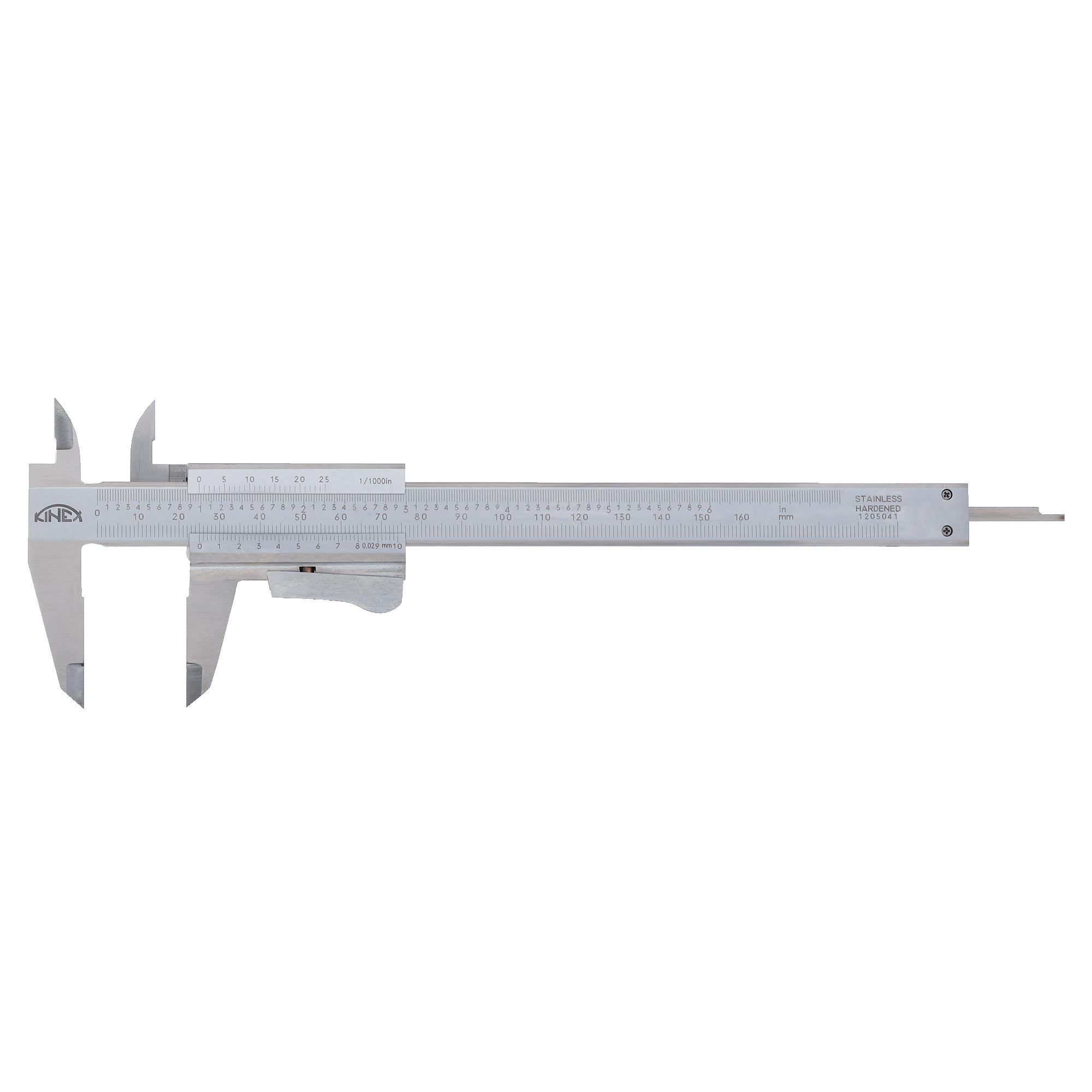 Штангенциркуль Kinex ШЦ-1-160/40мм 0,02мм+inch DIN862 6000-20