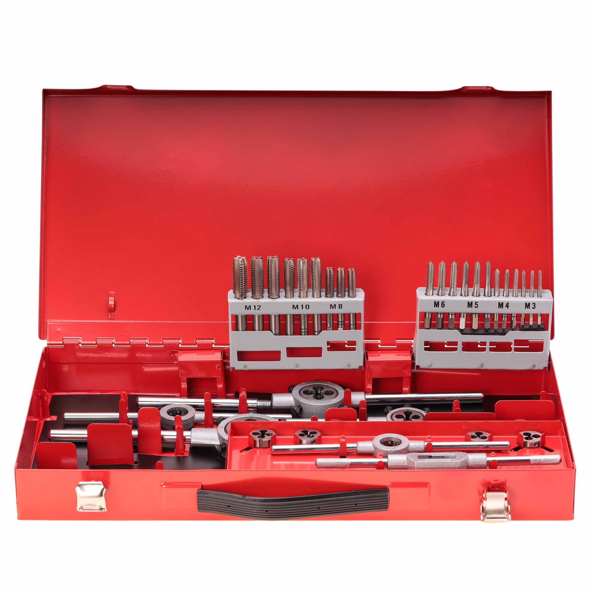Набор метчиков и плашек Ruko M3-M12 HSS-G 37пр 245020