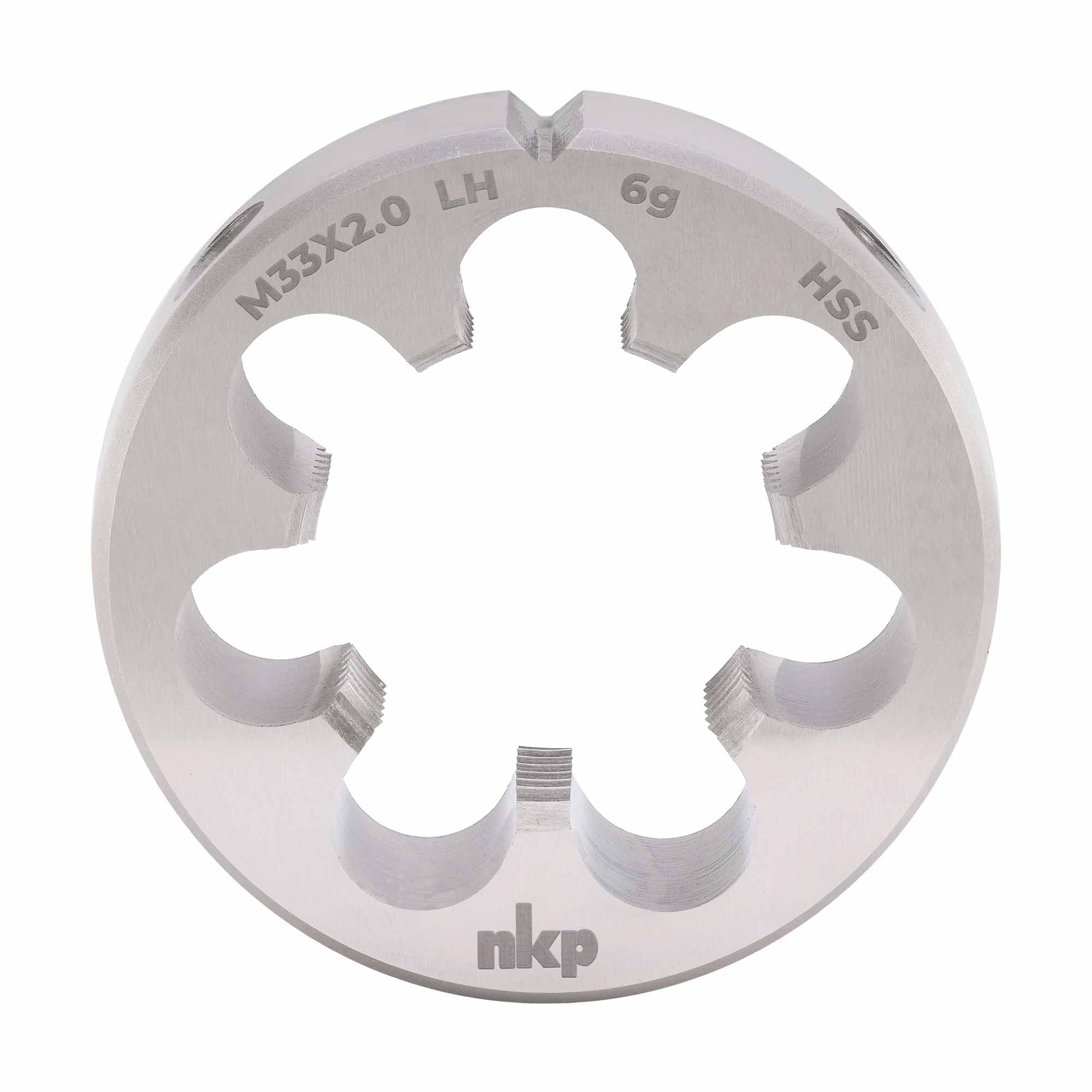 Плашка левая NKP М33х2,0 DINEN22568 HSS 6g 65х18мм 250332N