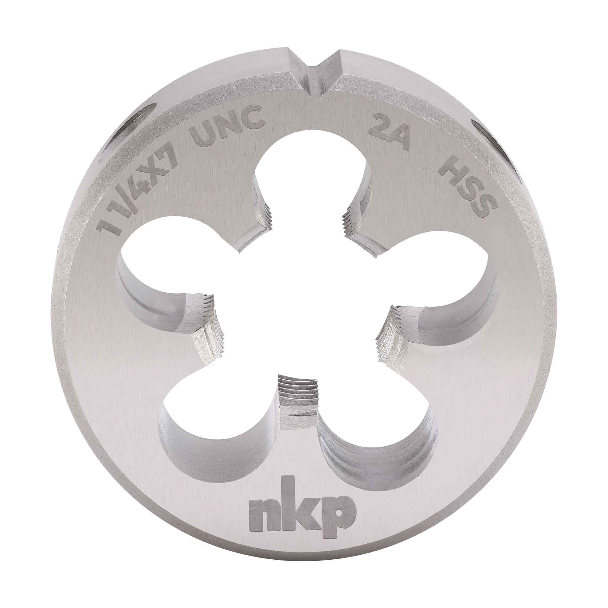 Плашка дюймовая NKP UNC 1,1/4"-7 HSS DIN22568 65x25мм 245114N