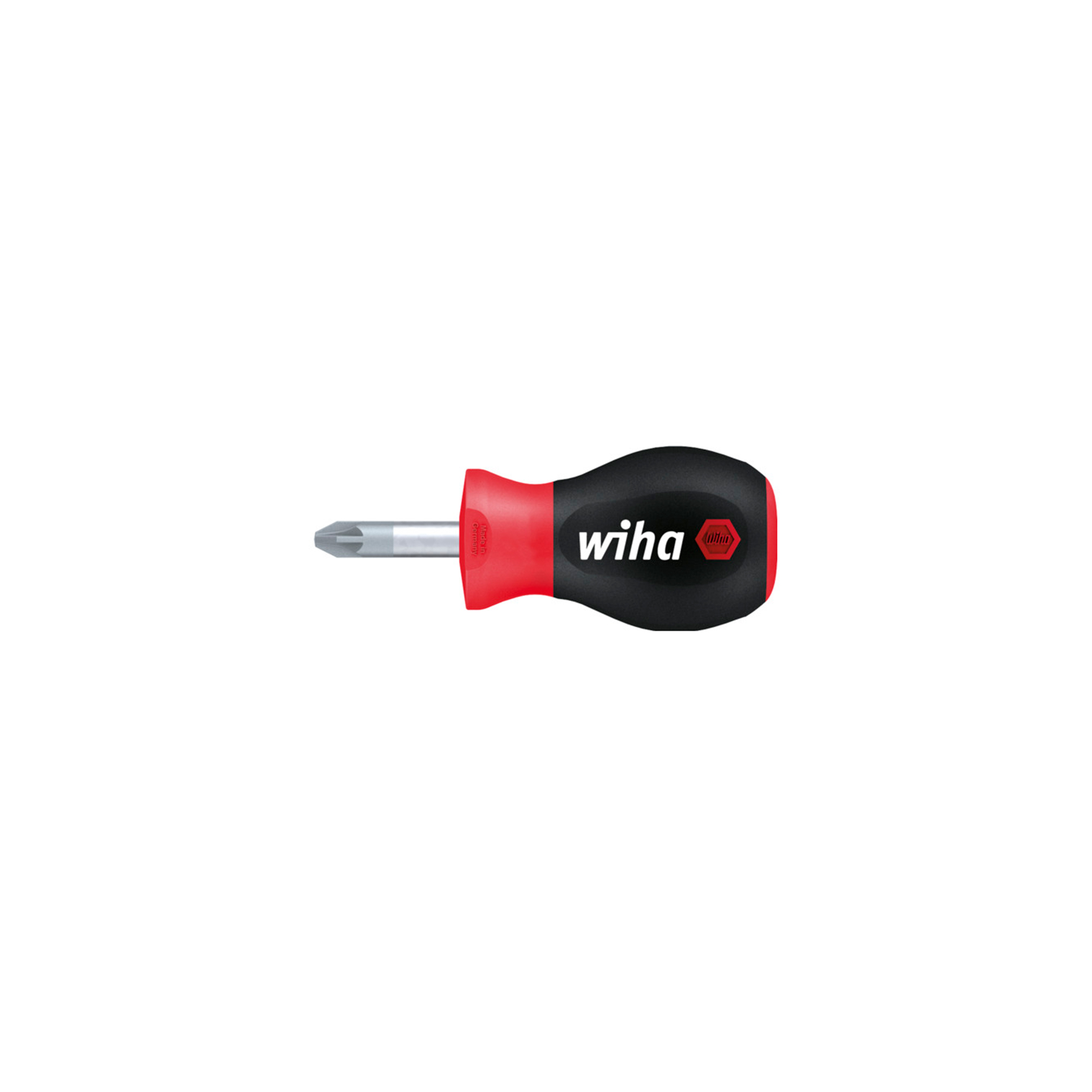 Отвертка SoftFinish Stubby PZ2х25мм Wiha 313SY 26972