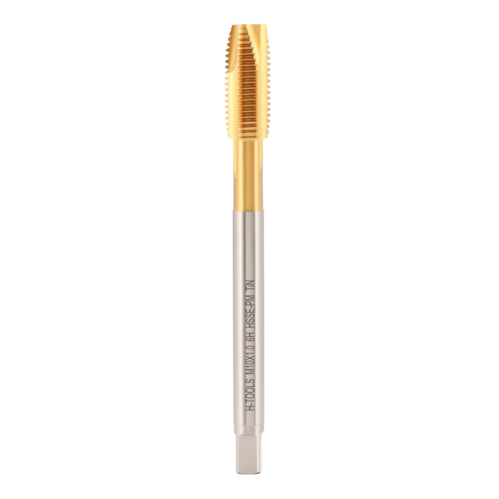 Метчик машинный H-Tools HSSEPM TiN DIN374B 6h М10х1,0 30054THT