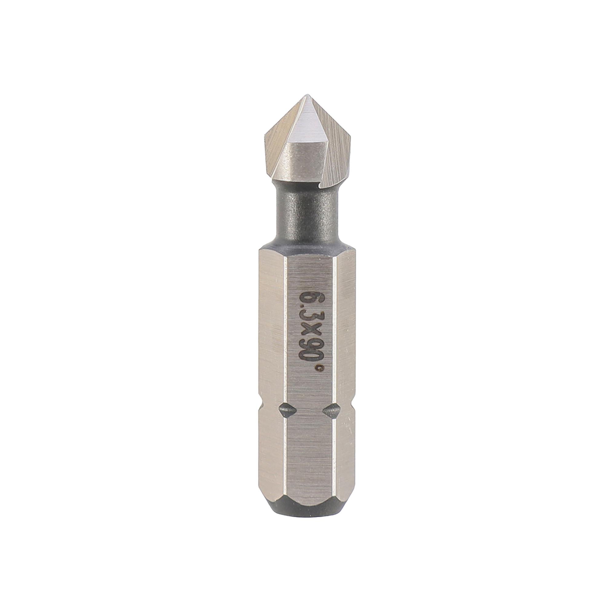 Зенковка-бита по металлу H-Tools 90° 6,3мм HSSE 3z 744063EHT