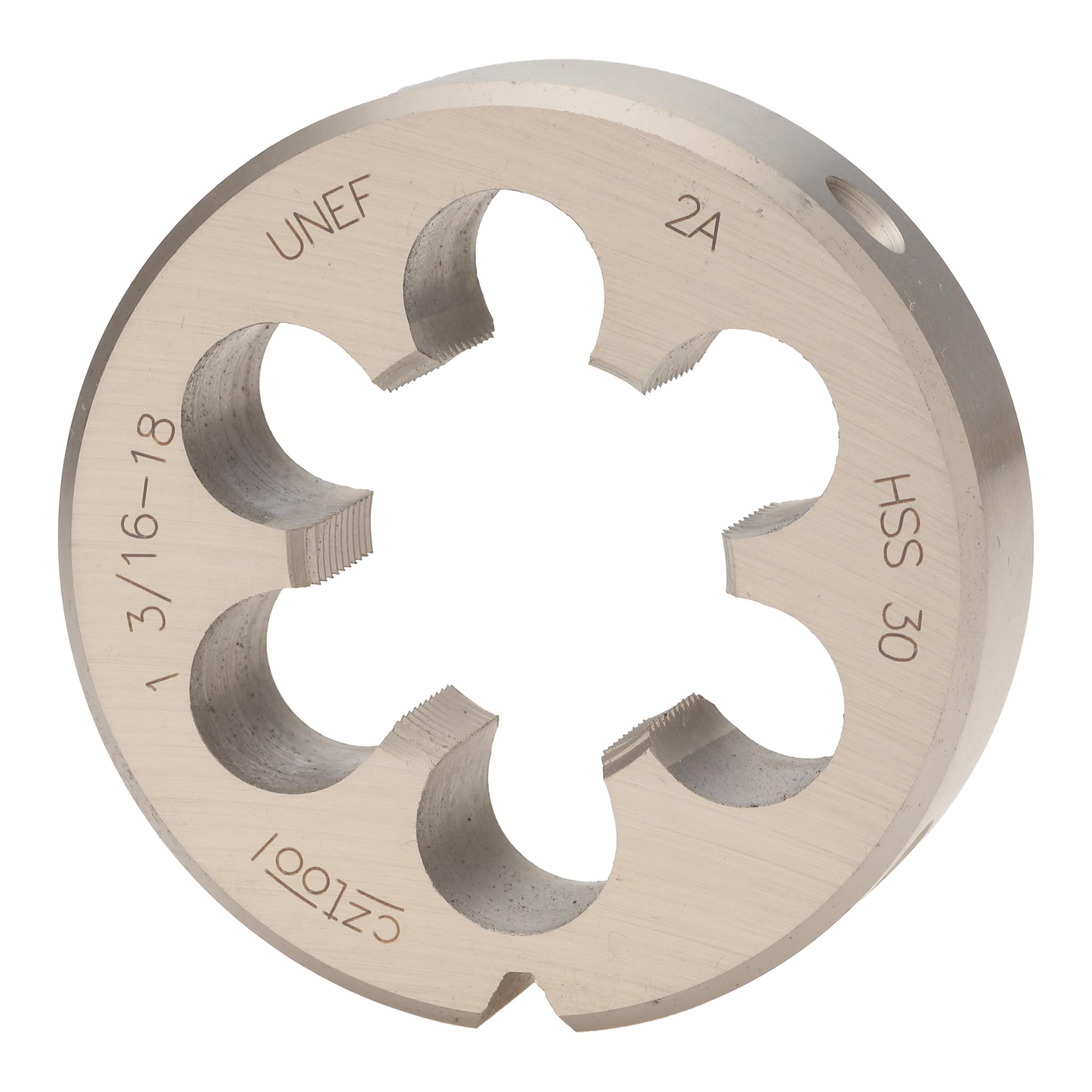 Плашка дюймовая Bucovice Tools UNEF 1,3/16"-18 HSS DIN EN 22568 2A 65x25мм 248113