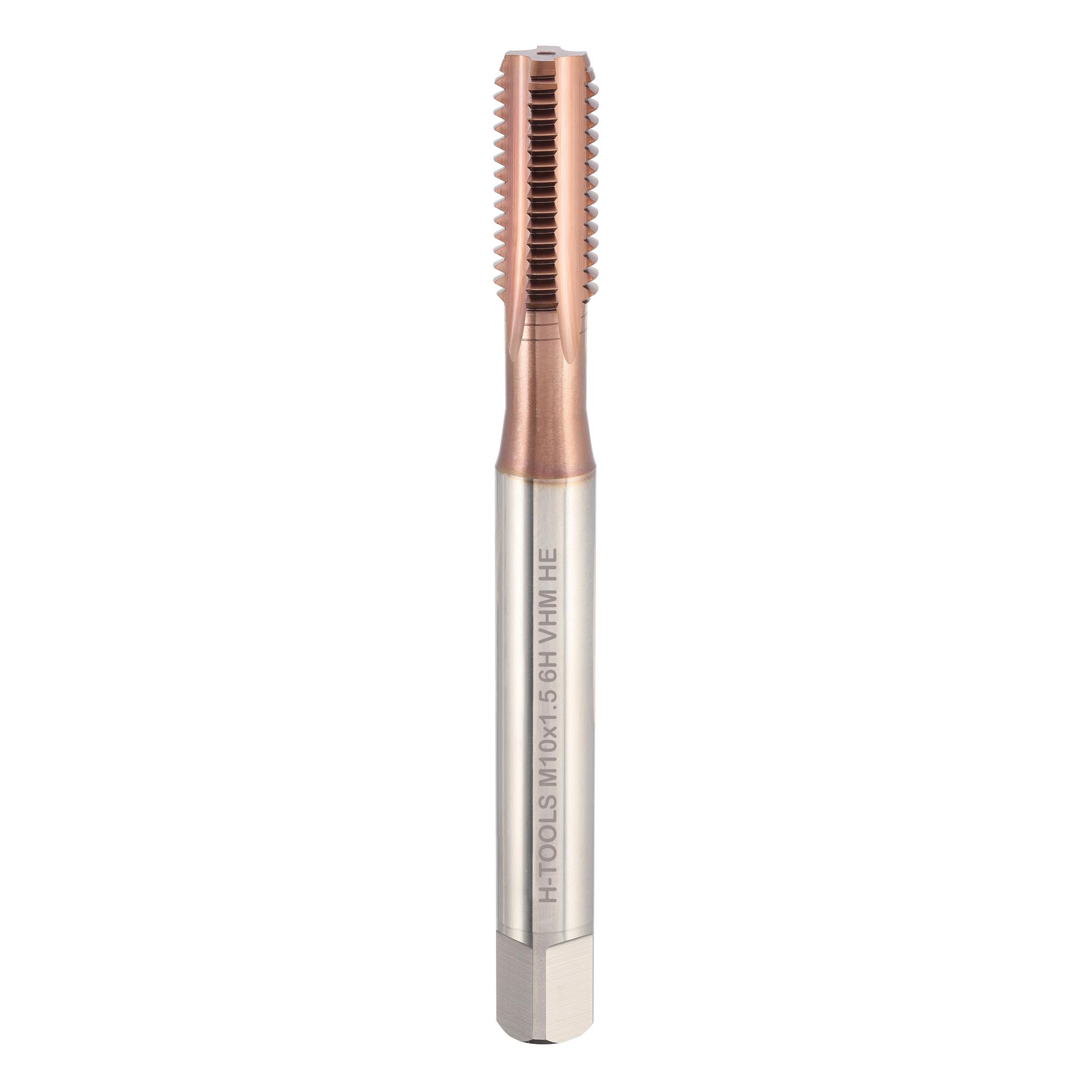 Метчик твердосплавный H-Tools М10х1,5 DIN371 VHM-HE HRC45 125F01-C9-0100