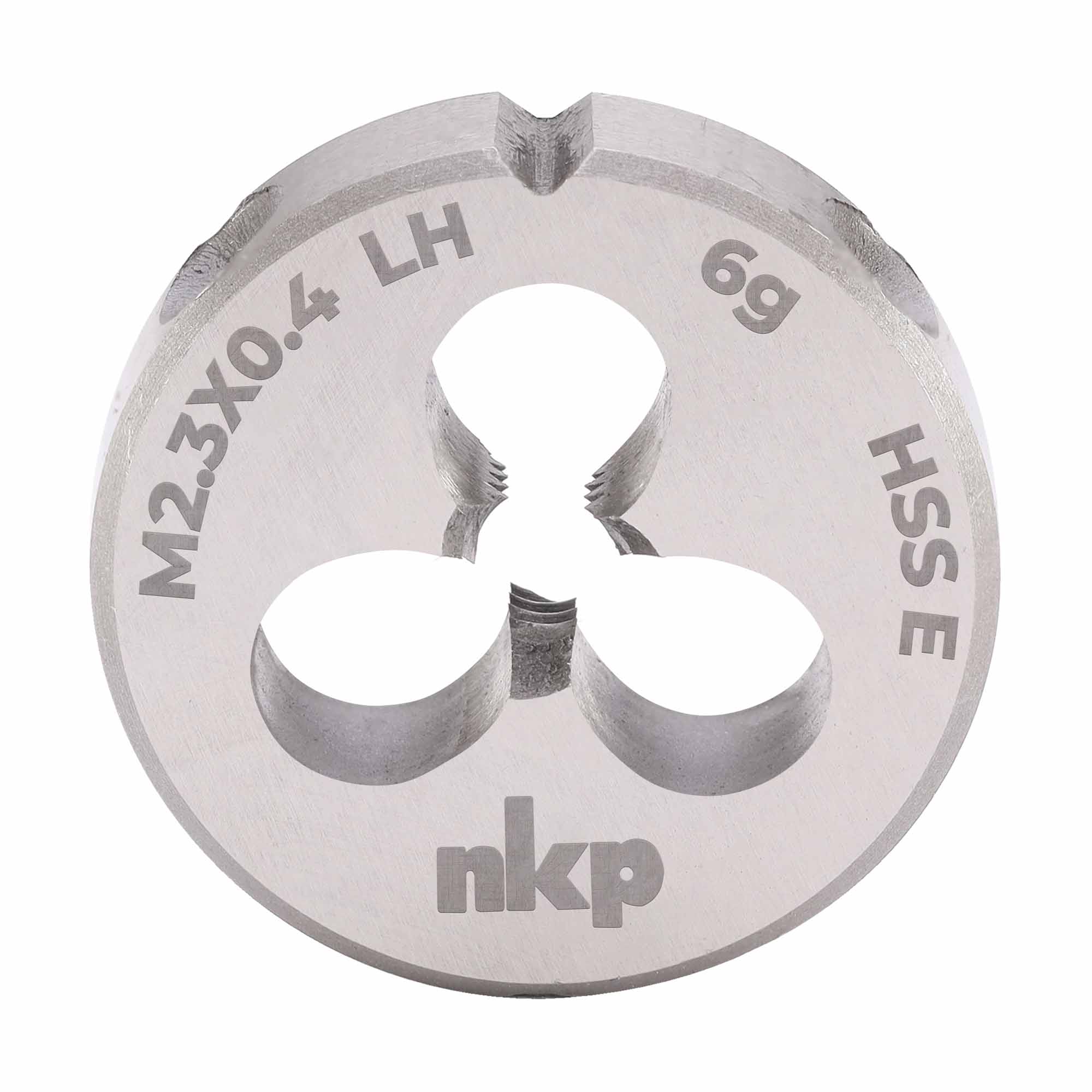 Плашка левая NKP М2,3х0,4 DINEN22568 HSSE 6g 16х5мм 294023N