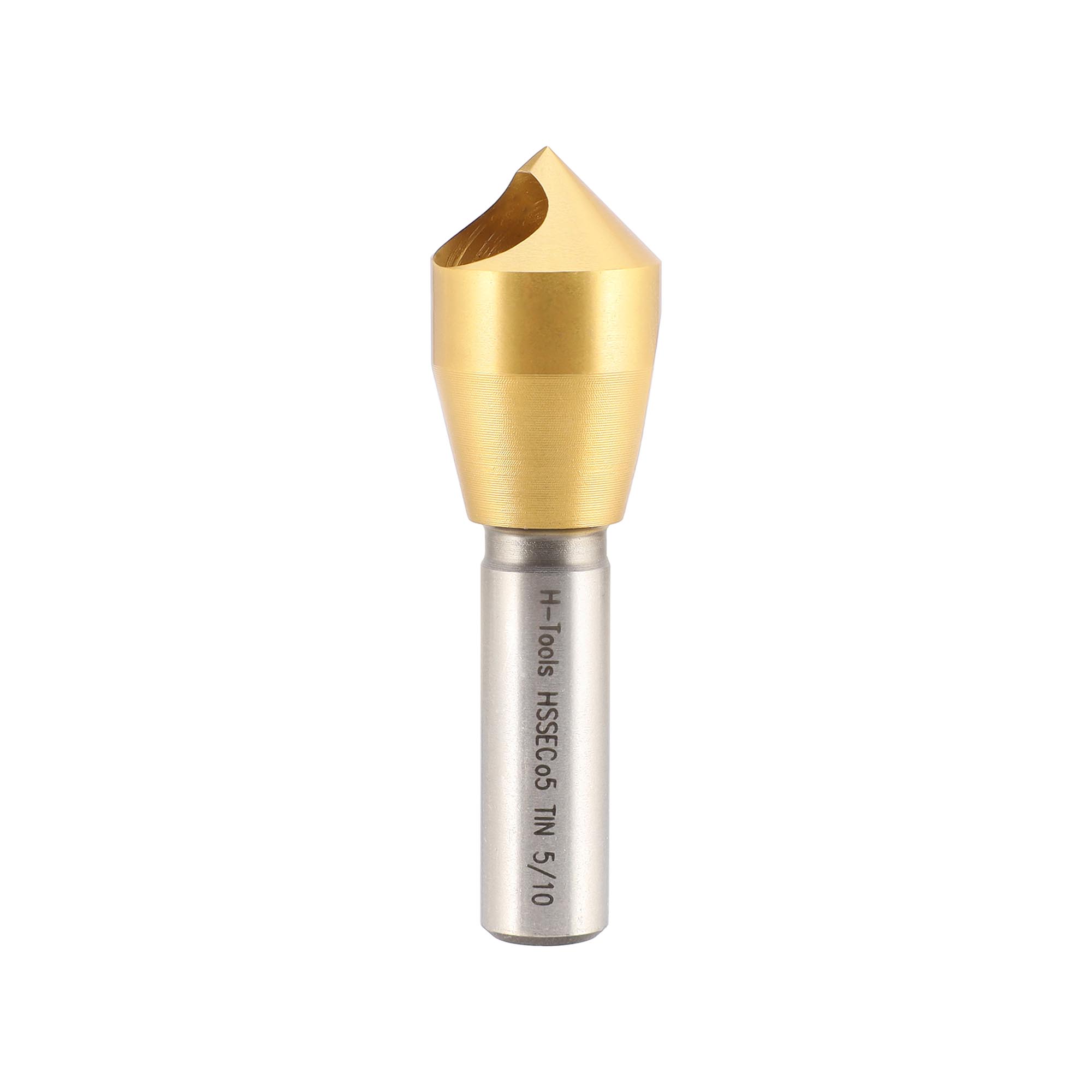 Зенковка полая с отверстием H-Tools 90° 14,0мм 5/10 HSSE-Co5 TiN 893010EHT