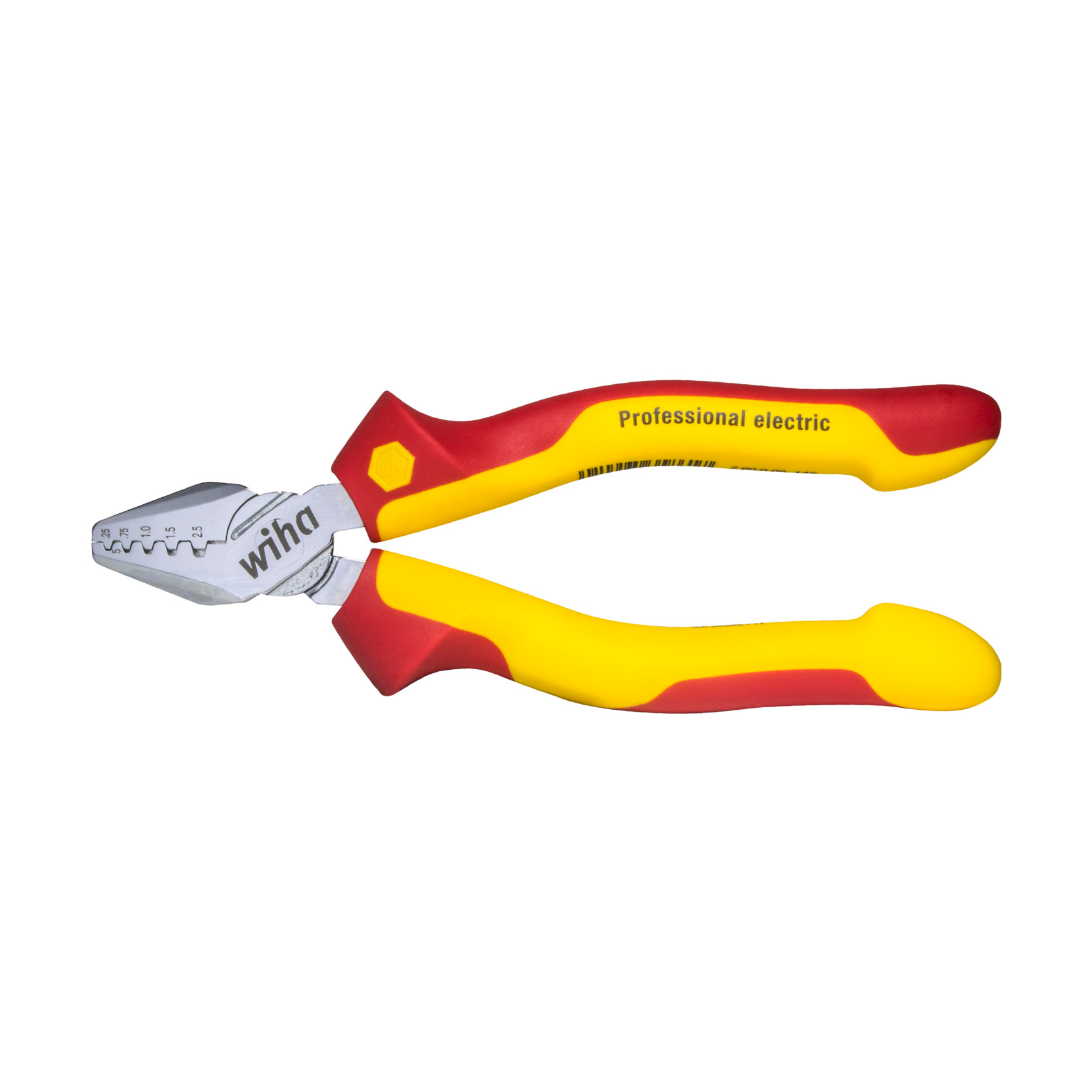 Пресс-клещи диэлектрические 0,25-2,5² 145мм Professional Electric Wiha Z60006 35861