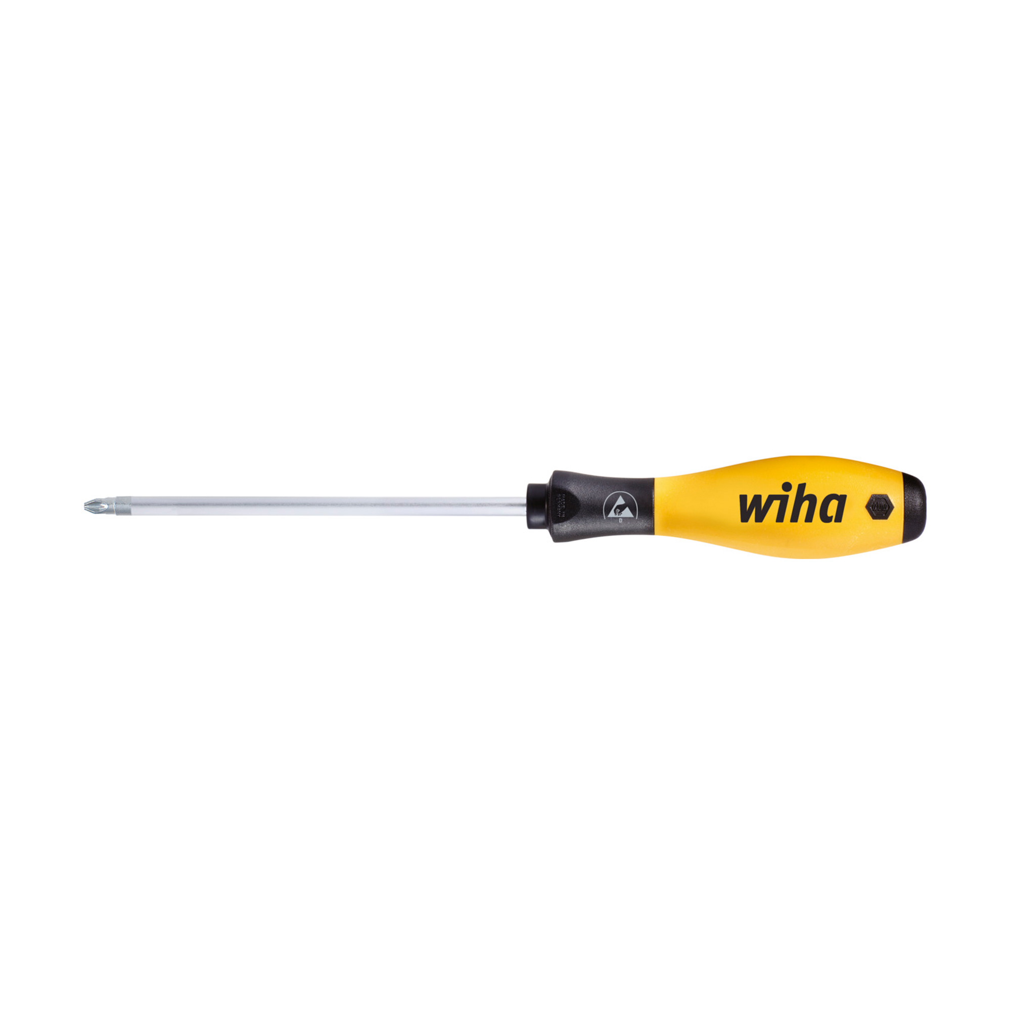 Отвертка SoftFinish PZ1х80мм ESD Wiha 313ESD 26929