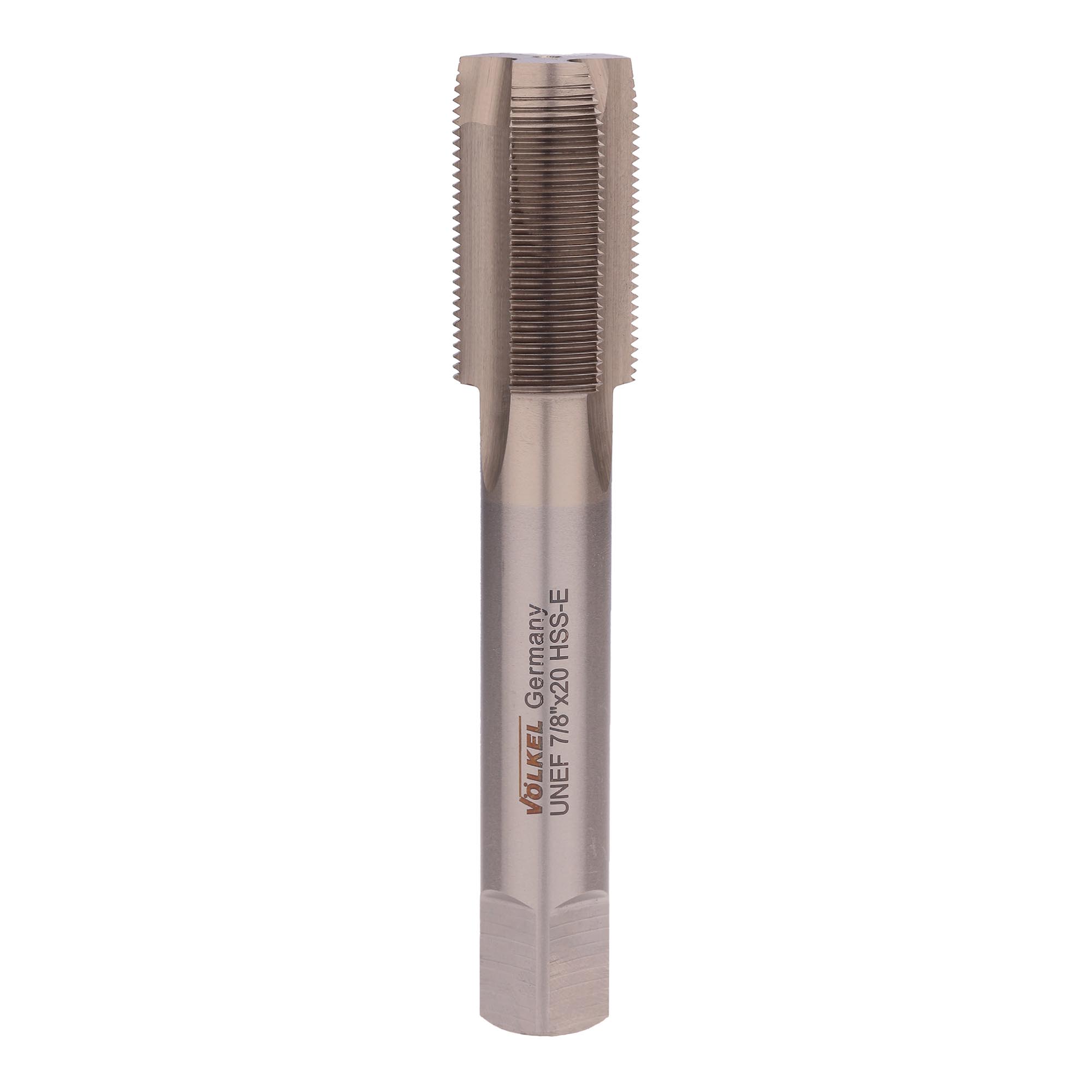 Метчик машинный Volkel HSSE ISO529 2b дюймовая резьба UNEF 7/8"-20 83331