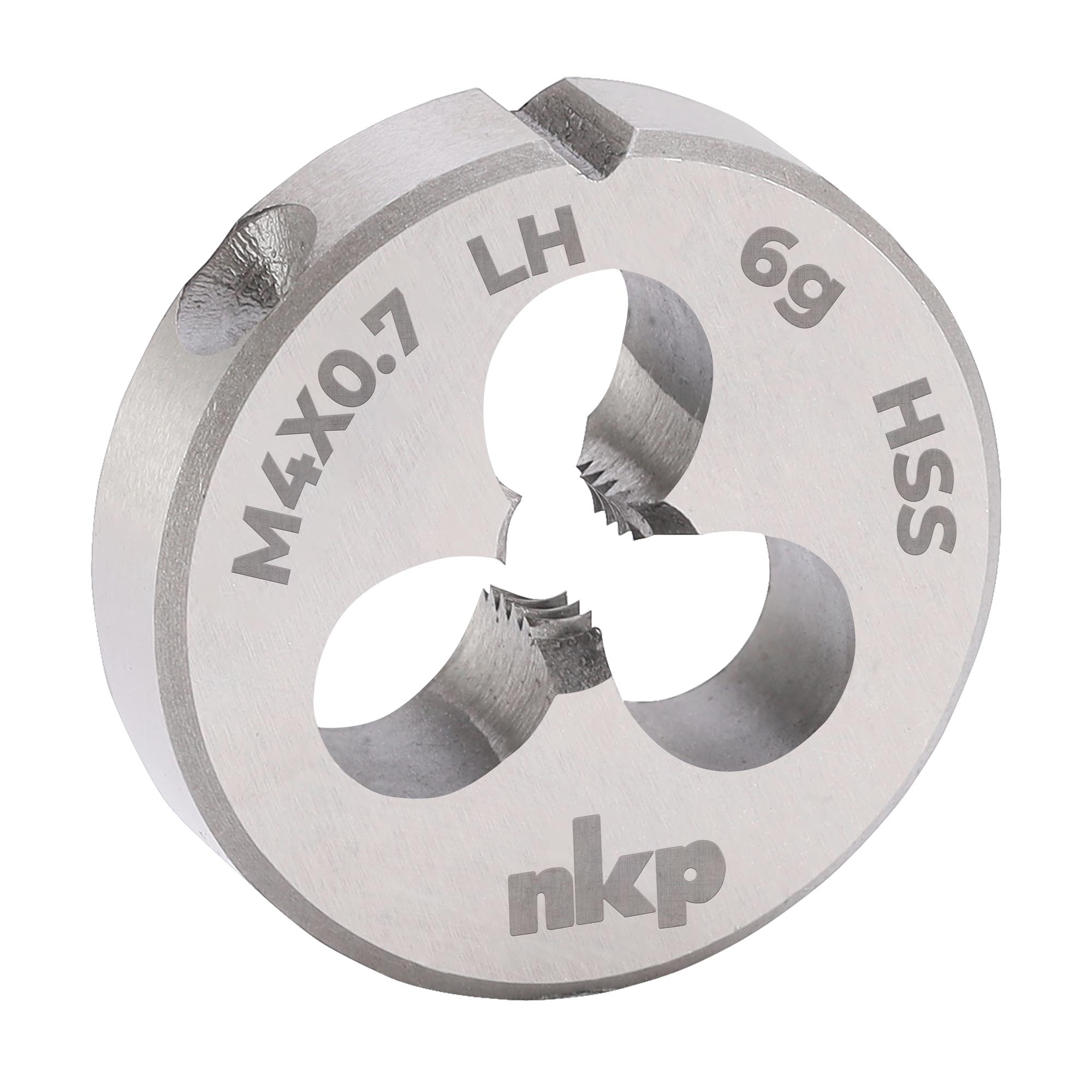 Плашка левая NKP М4х0,7 DINEN22568 HSS 6g 20х5мм 250040N