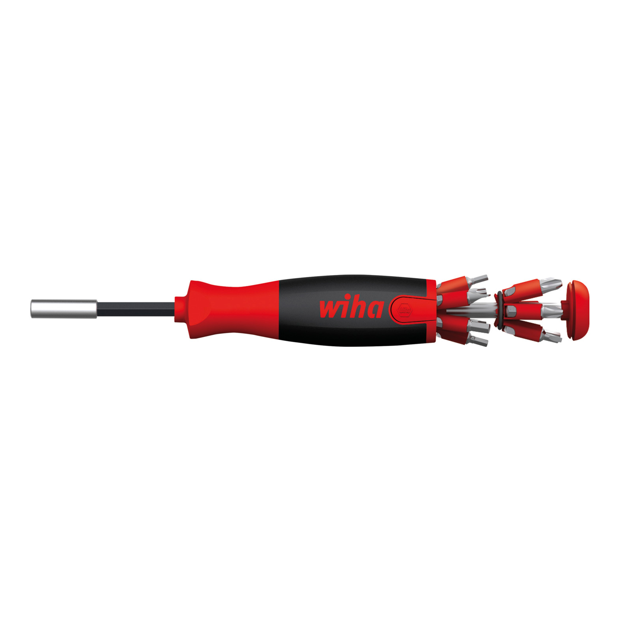 Отвертка с насадками LiftUP-25 SL/PH/PZ/TORX/HEX 12шт Wiha 3803-02021 38601