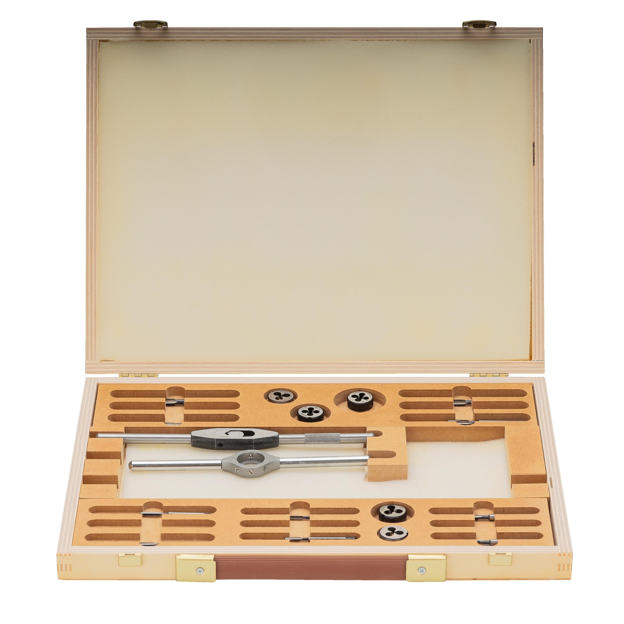 Набор метчиков и плашек Bucovice Tools UNF №5-№12 115CrV3 17пр 316000