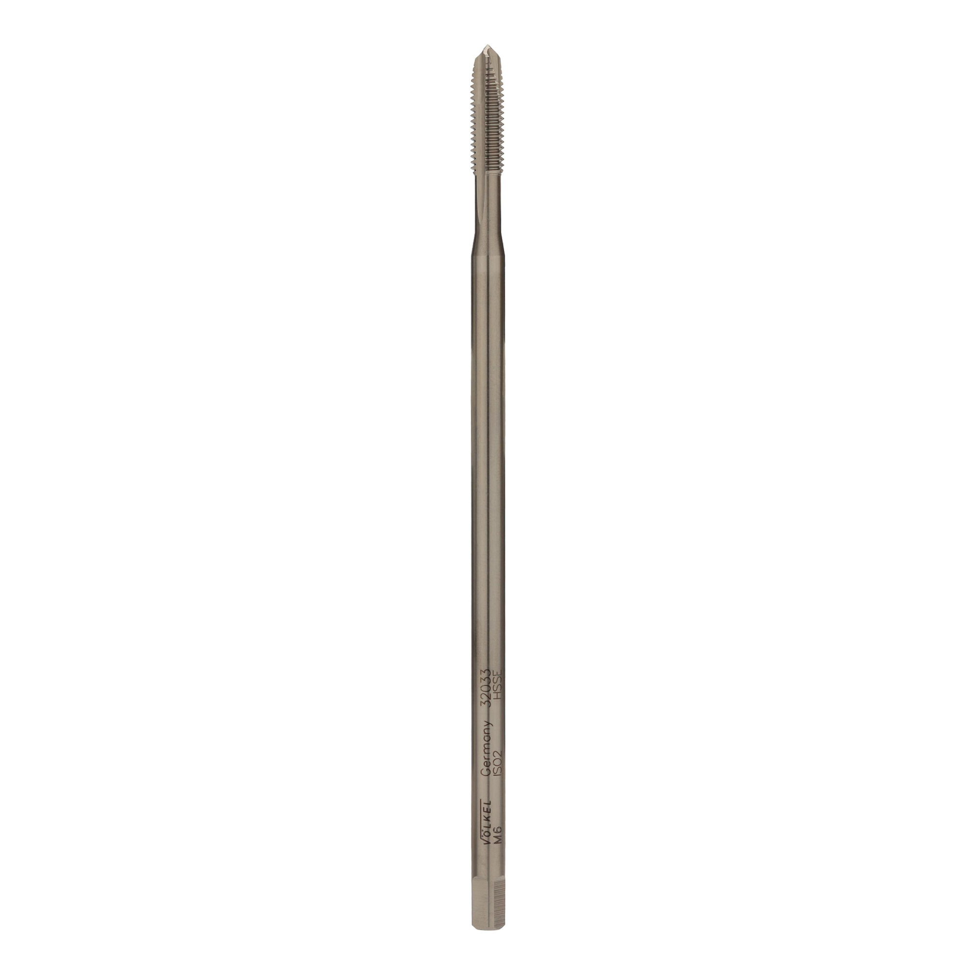 Метчик удлиненный машинный Volkel М6х1,0 DIN371XL 150мм HSSE 6h B/4-5P 32033