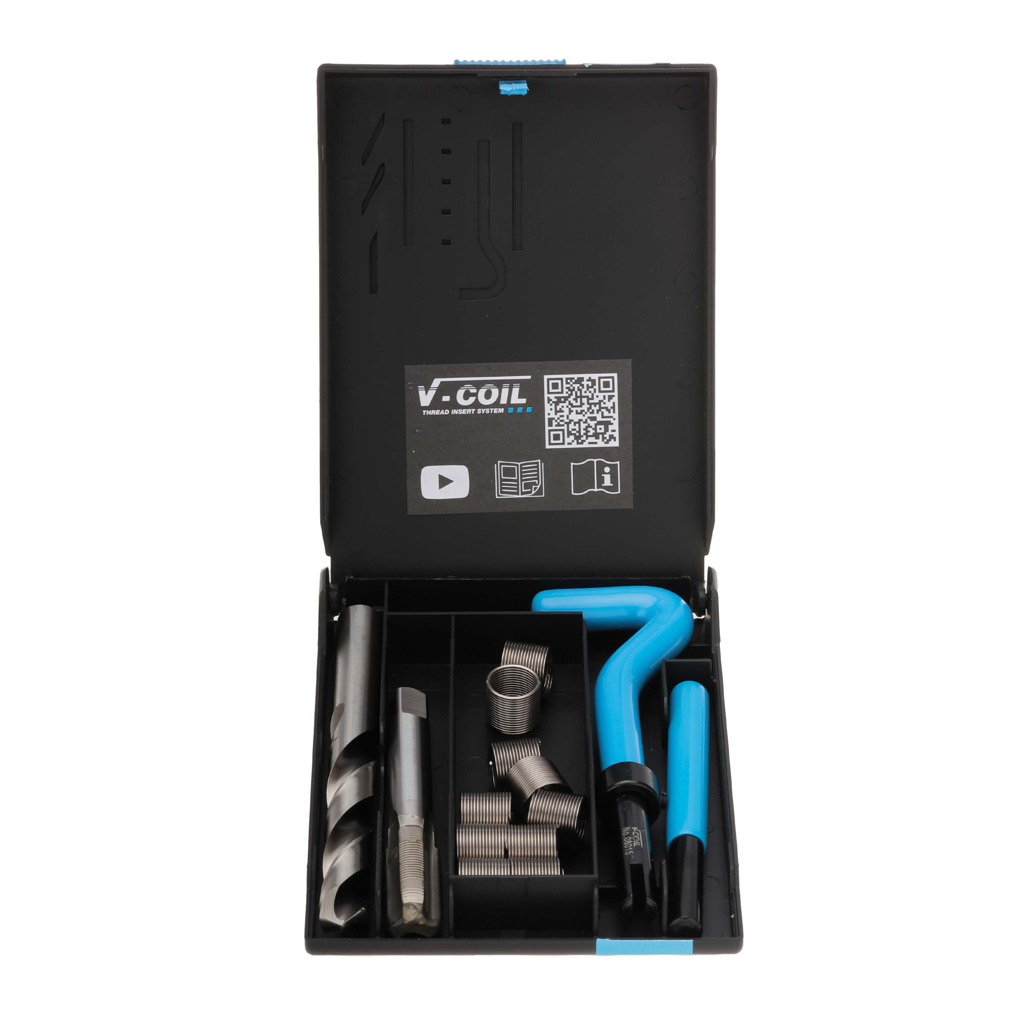 Набор для восстановления резьбы М12х1,0 14пр V-Coil Volkel 04024