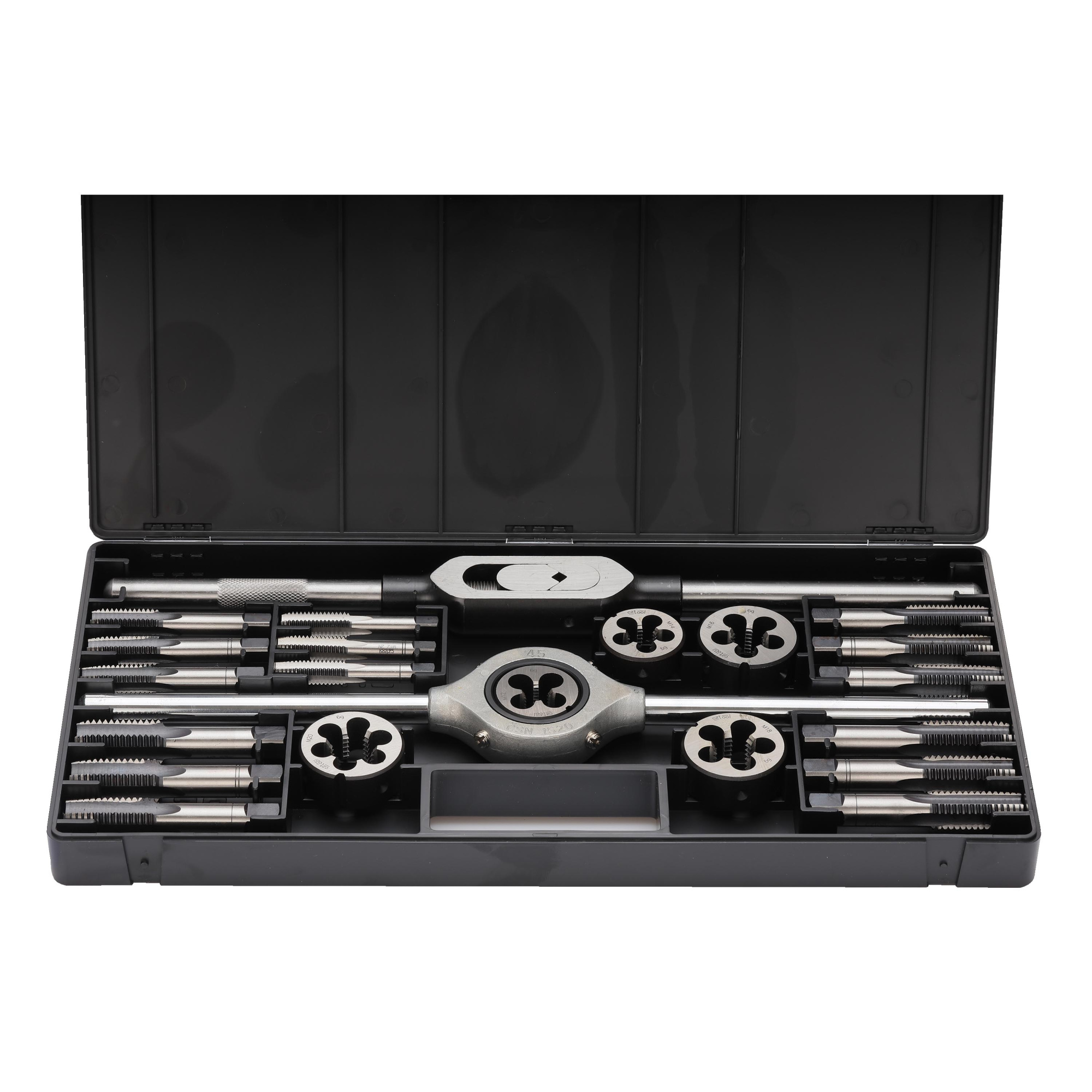 Набор метчиков и плашек Bucovice Tools M12-M20 115CrV3 23пр 310200