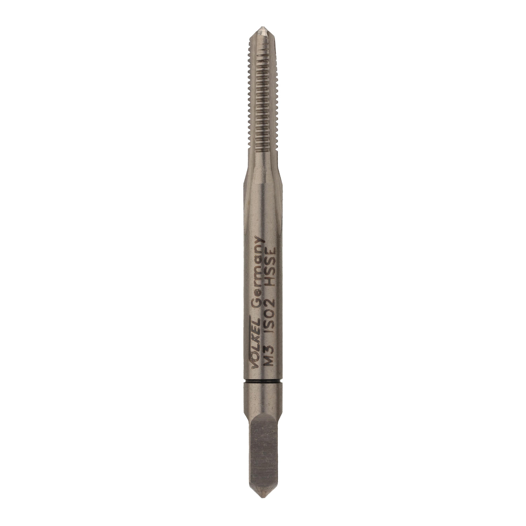 Метчик Volkel HSSE DIN352 6h метрическая резьба М3х0,5 №1 57326-1