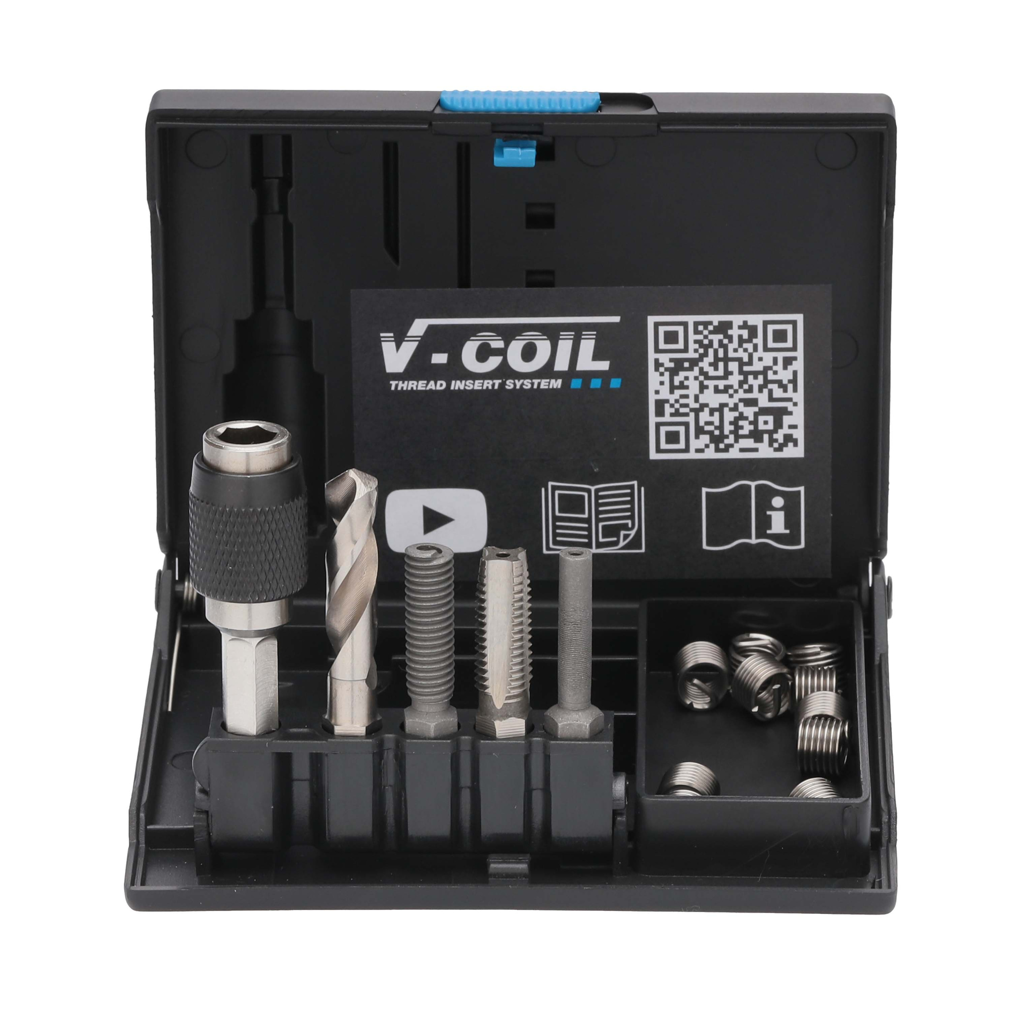 Набор для восстановления резьбы М 6,0х1,0 15пр V-Coil Rapid Volkel 04310