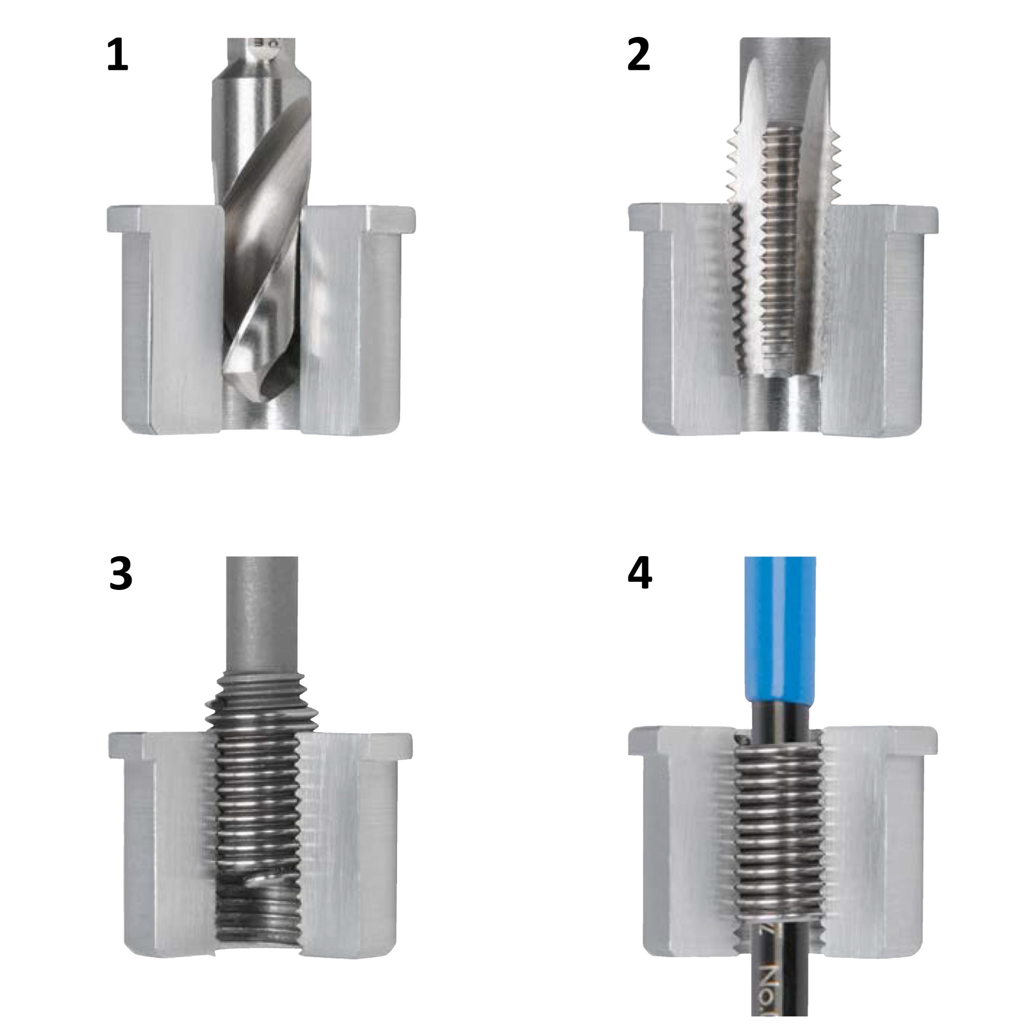 Вставка резьбовая Volkel V-Coil М6х1,0 DIN8140SL 1,0xD Screw Locking 6h 1шт 05209