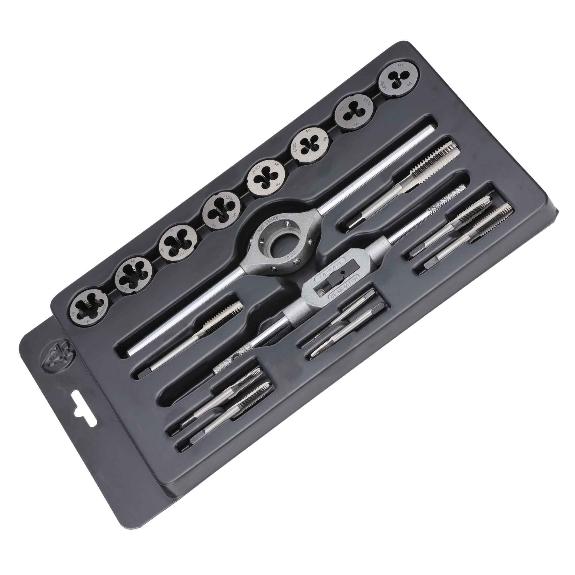 Набор метчиков и плашек Bucovice Tools M3-M12 HSS 18пр 340125