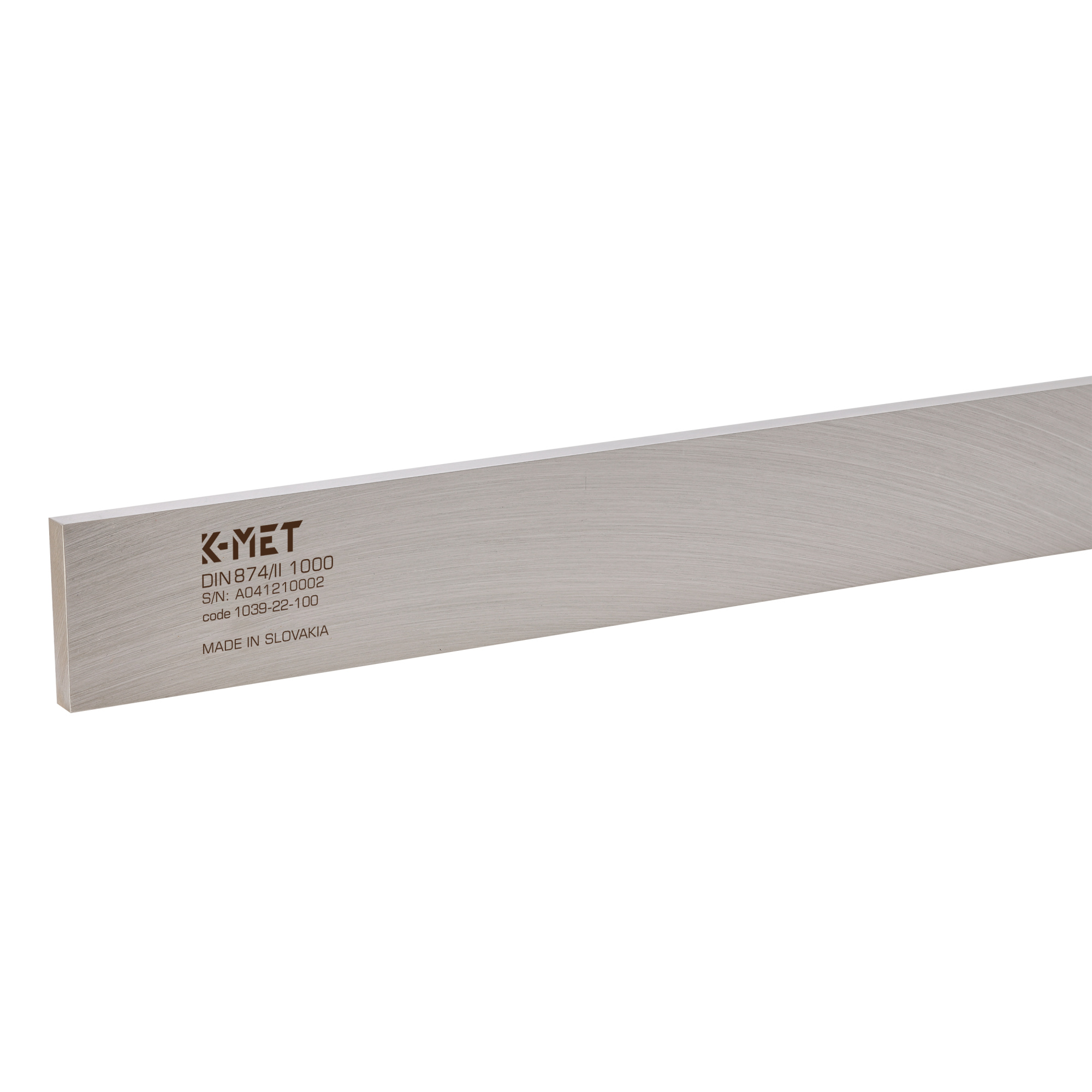 Линейка стальная с поверкой K-MET ШП-1500х50х10мм DIN874 кл.2 1039-22-150MT